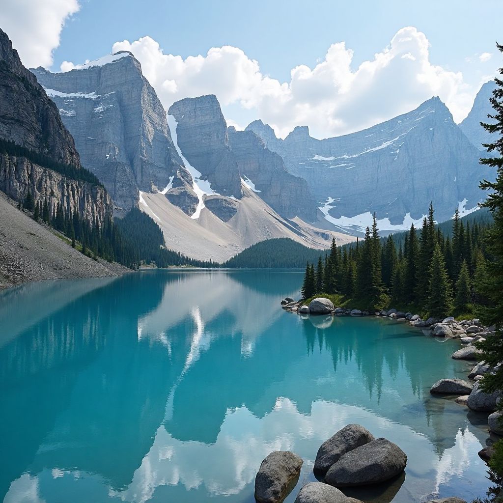 Alpine lake exploration
