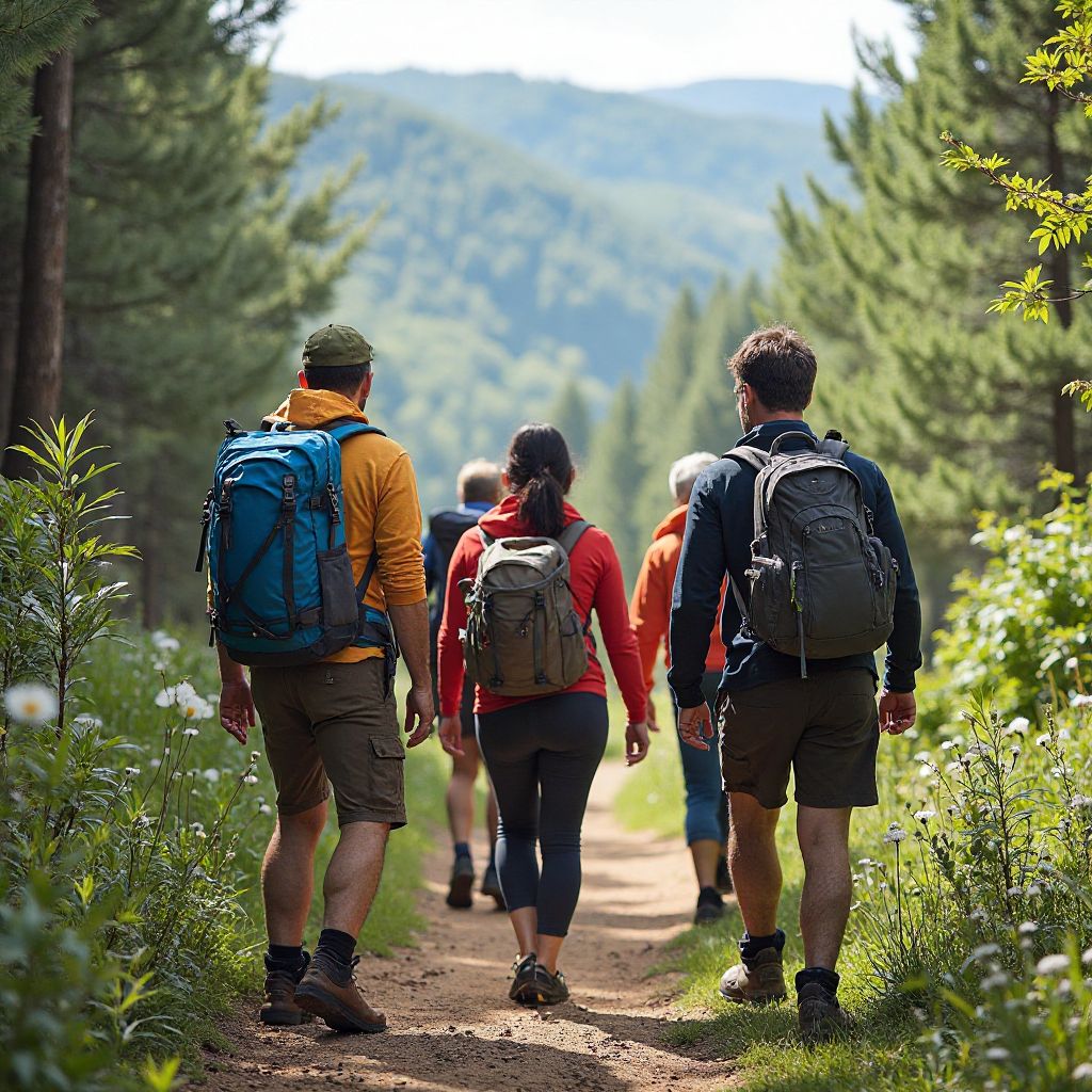 Group hiking experience
